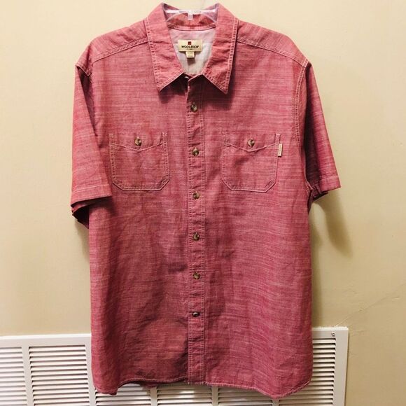Woolrich Men’s Short Sleeve Classic Fit Shirt XL - Picture 3 of 8